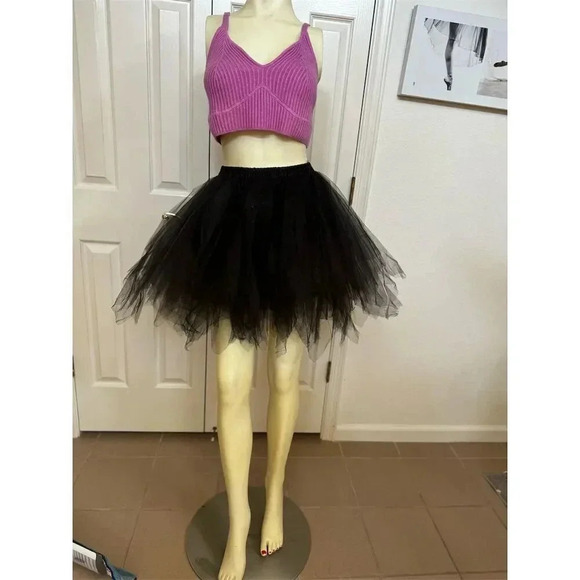 - JJ's House Women's Black Tulle Tutu Skirt S Ballet Dance Costume - Picture 4 of 12